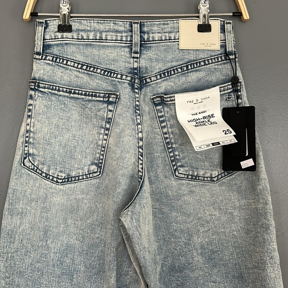 NWT rag & bone Andi Ankle Wide-Leg Jean - Picture 8 of 10